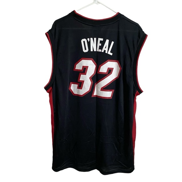 NBA SHAQUILLE O'NEAL MIAMI HEAT REEBOK  BASKETBALL JERSEY #32 - Picture 2 of 6